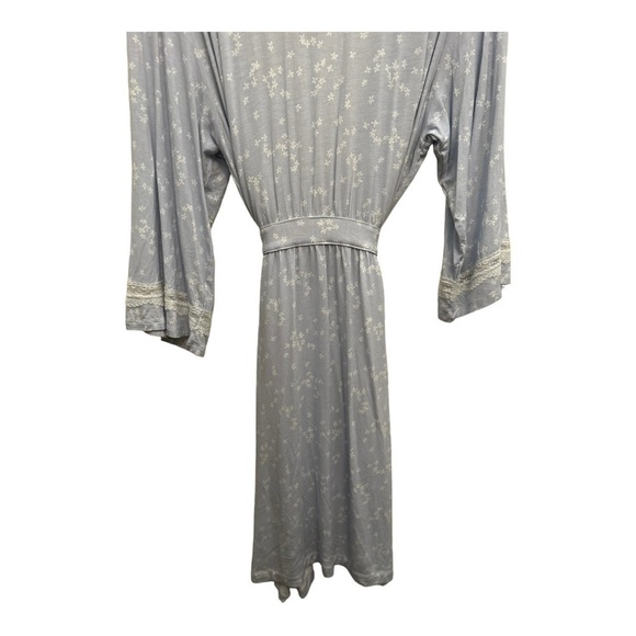 PJ salvage flower print Self Tie Robe - Picture 8 of 16